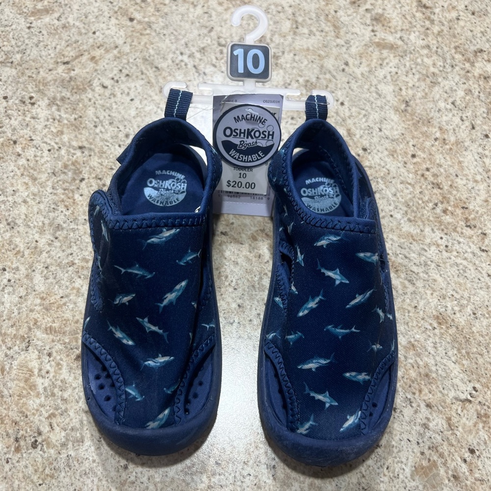 NWT Carter’s Shark Water Shoe Sandal - Size 10 Toddler